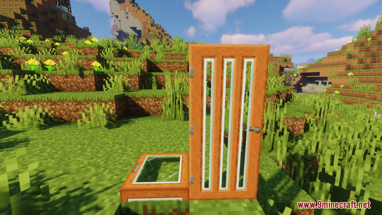 Faithful Glass Door Resource Pack (1.21.1, 1.20.1) - Texture Pack 8