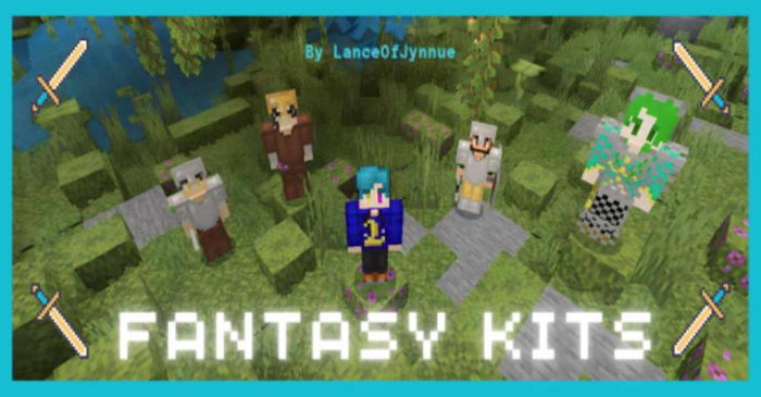 Fantasy Kits Map (1.20) - MCPE/Bedrock 1