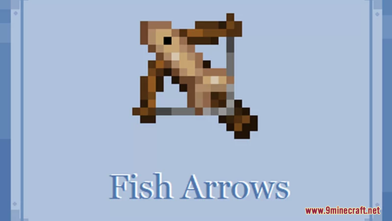 Fish Arrows Resource Pack (1.21.1, 1.20.1) - Texture Pack 1