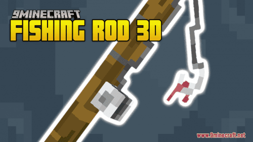 Fishing Rod 3D Resource Pack (1.21.1, 1.20.1) – Texture Pack Thumbnail