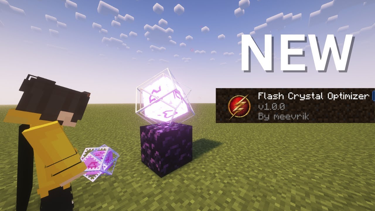 Flash Crystal Optimizer Mod (1.20.1) - Crystal Optimizer For High Ping 1