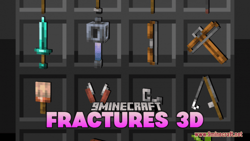 Fractures 3D Resource Pack (1.21.1, 1.20.1) – Texture Pack Thumbnail