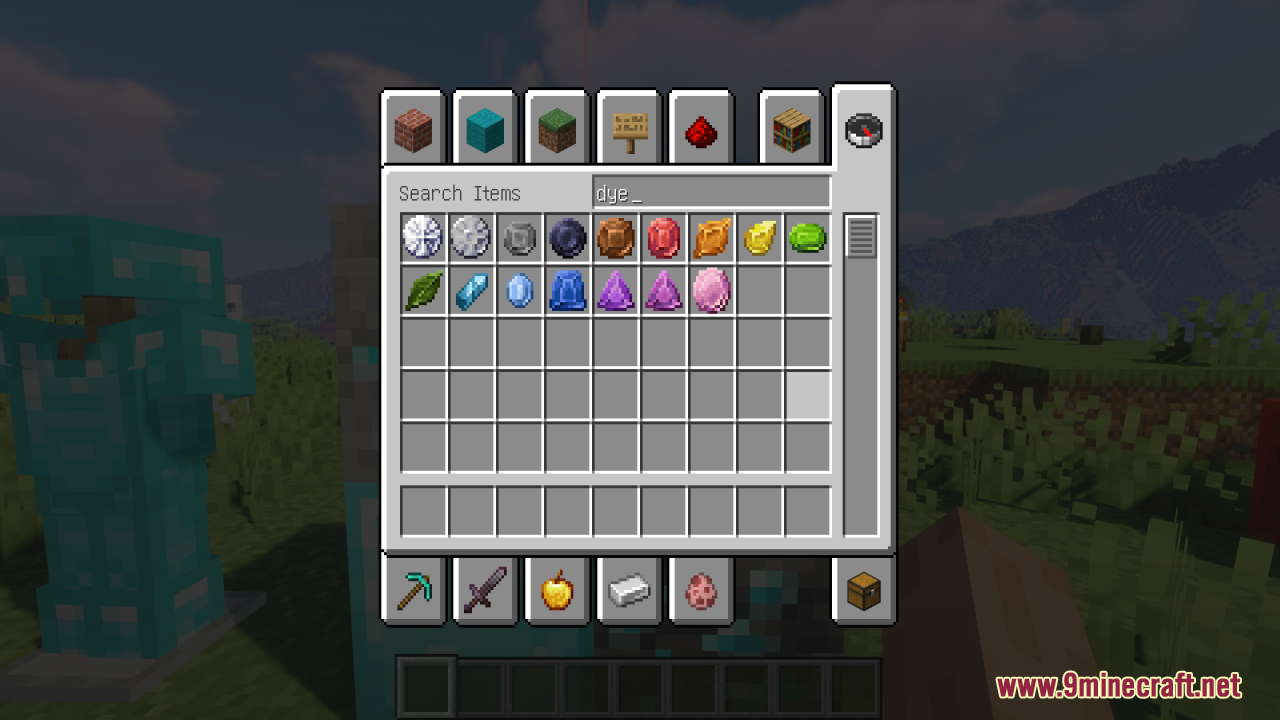 Gem Dyes Resource Pack (1.20.6, 1.20.1) - Texture Pack 14