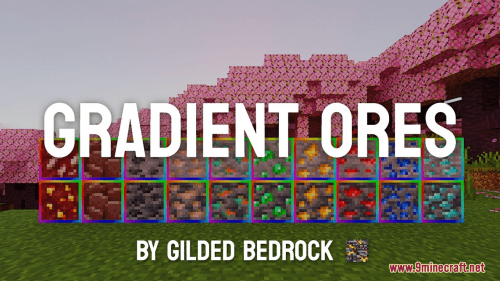 Gradient Ores Resource Pack (1.21.1, 1.20.1) – Texture Pack Thumbnail