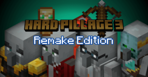 Hard Pillage Remake Addon (1.20) – MCPE/Bedrock Mod Thumbnail