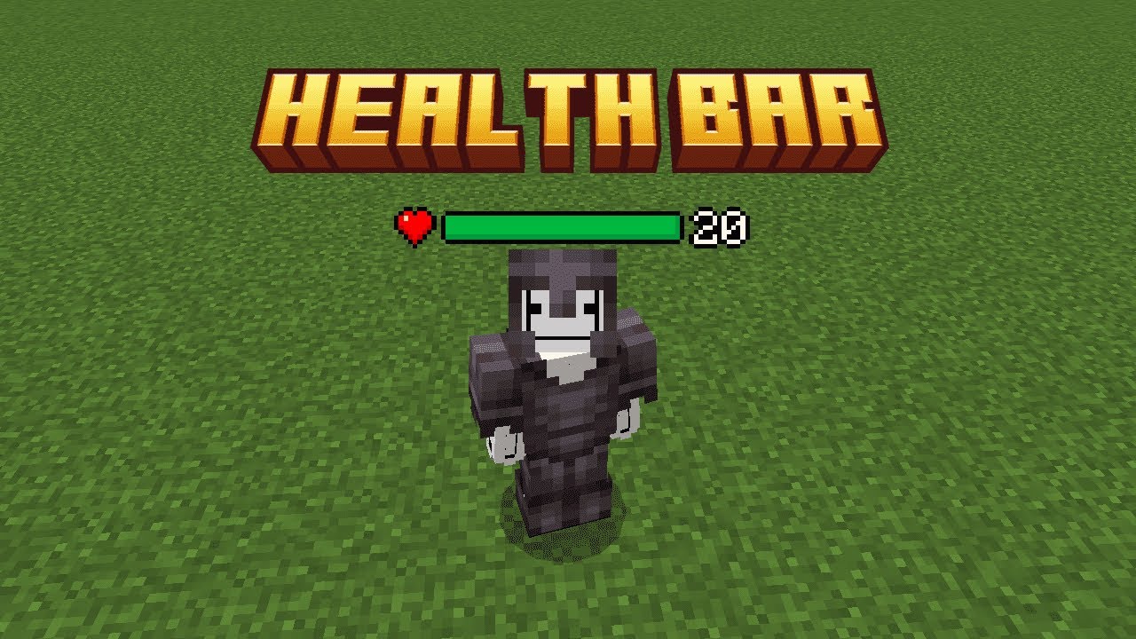 Health Bar Texture Pack (1.20) - MCPE/Bedrock 1