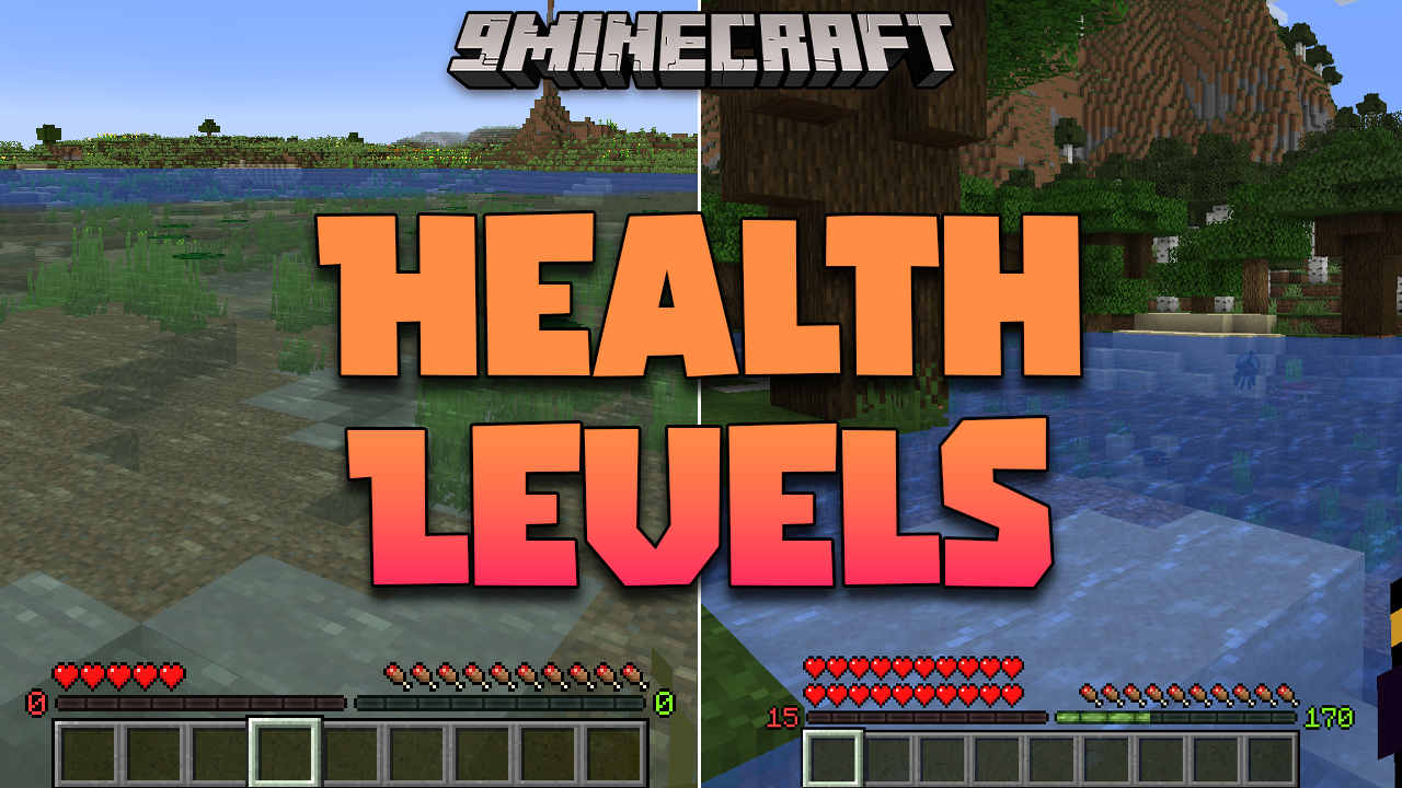 Health Levels Mod (1.21, 1.20.1) - Maximizing Experience Gains 1