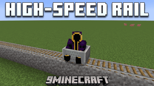 High-Speed Rail Mod (1.21.1, 1.20.1) – Transforming Minecart Travel Thumbnail