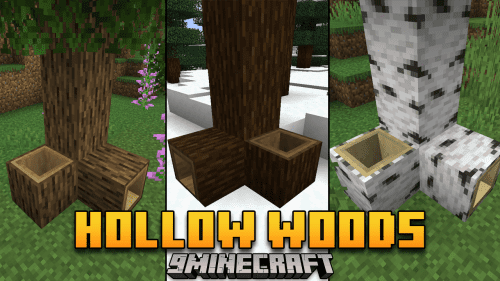 Hollow Woods Mod (1.21.1, 1.20.1) – Aesthetic Enhancements With Hollowwoods Thumbnail