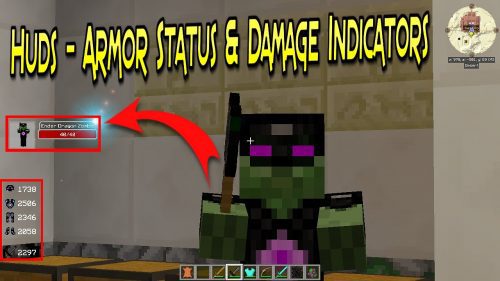 Huds Armor Status Damage Indicators Mod (1.14.4, 1.12.2) Thumbnail