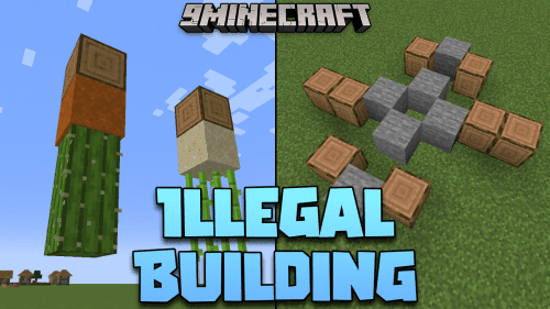 Illegal Building Mod (1.20.6, 1.20.1) – Breaking Minecraft Norms Thumbnail