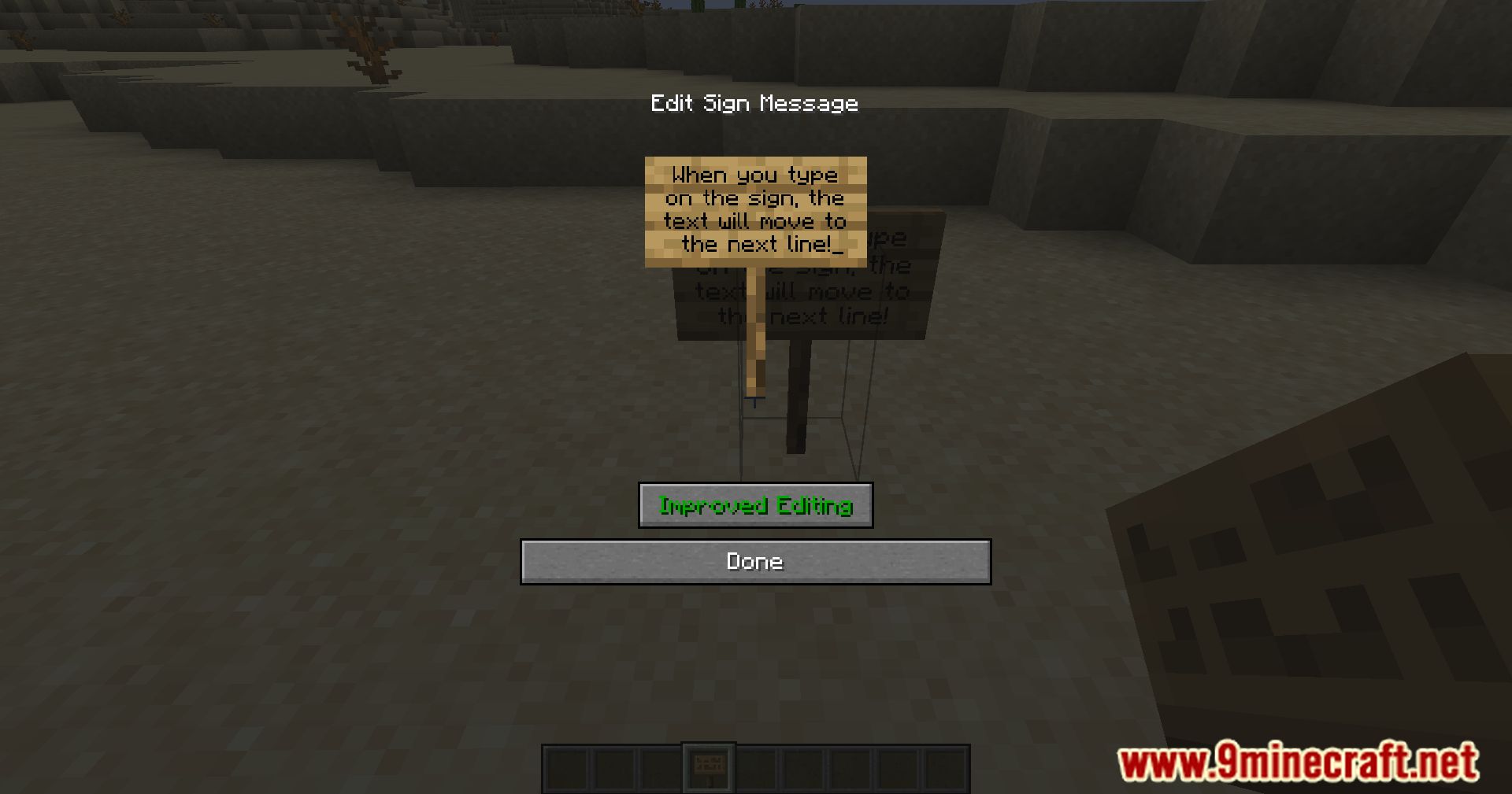 Improved Sign Editing Mod (1.21.1, 1.20.1) - Simplify Your Sign Creation 5