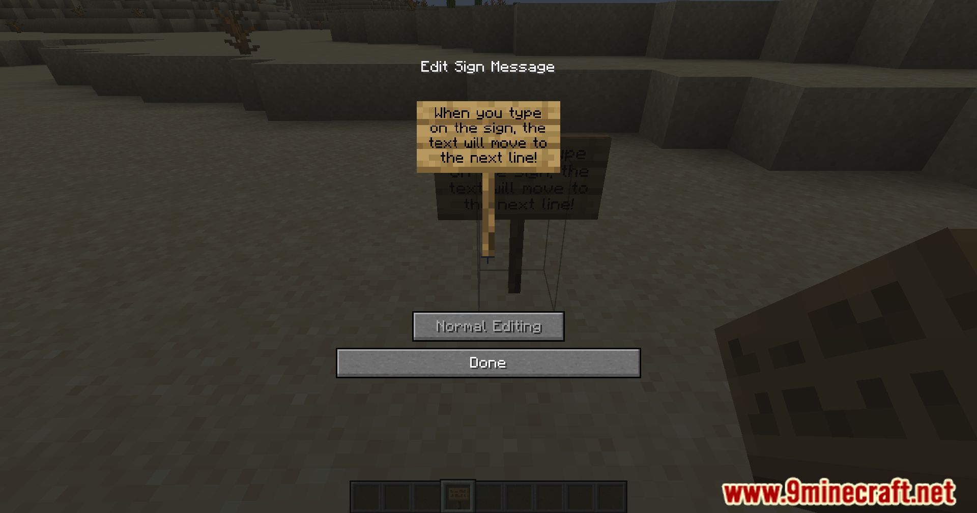 Improved Sign Editing Mod (1.21.1, 1.20.1) - Simplify Your Sign Creation 6