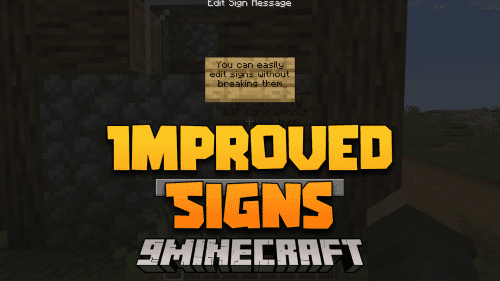 Improved Signs Mod (1.21, 1.20.6) – Effortless Sign Text Retention And Copying Thumbnail
