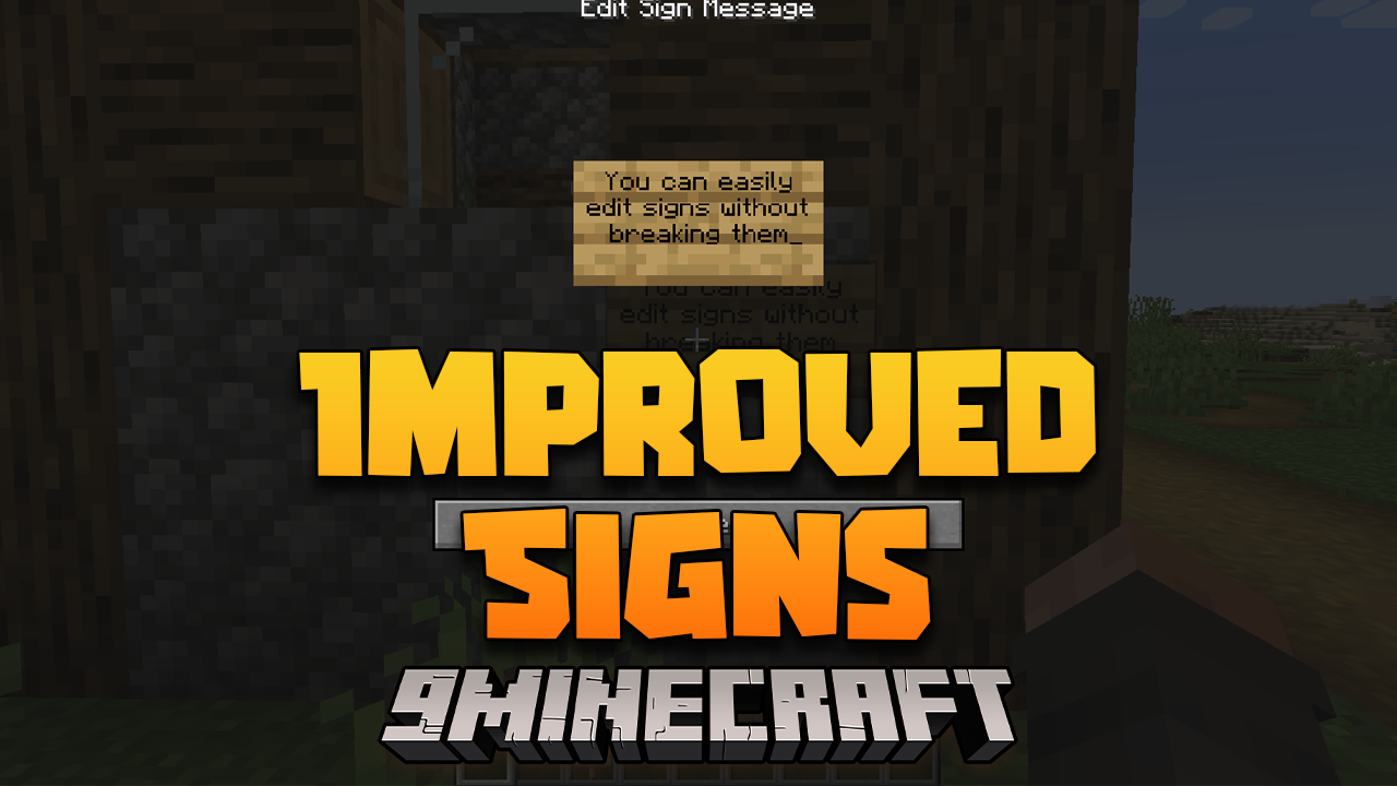 Improved Signs Mod (1.21.1, 1.20.1) - Effortless Sign Text Retention And Copying 1