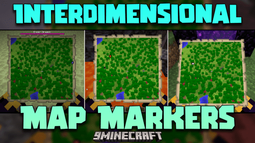 Interdimensional Map Markers Mod (1.21.1, 1.20.1) – Cross-Dimensional Mapping Made Easy Thumbnail