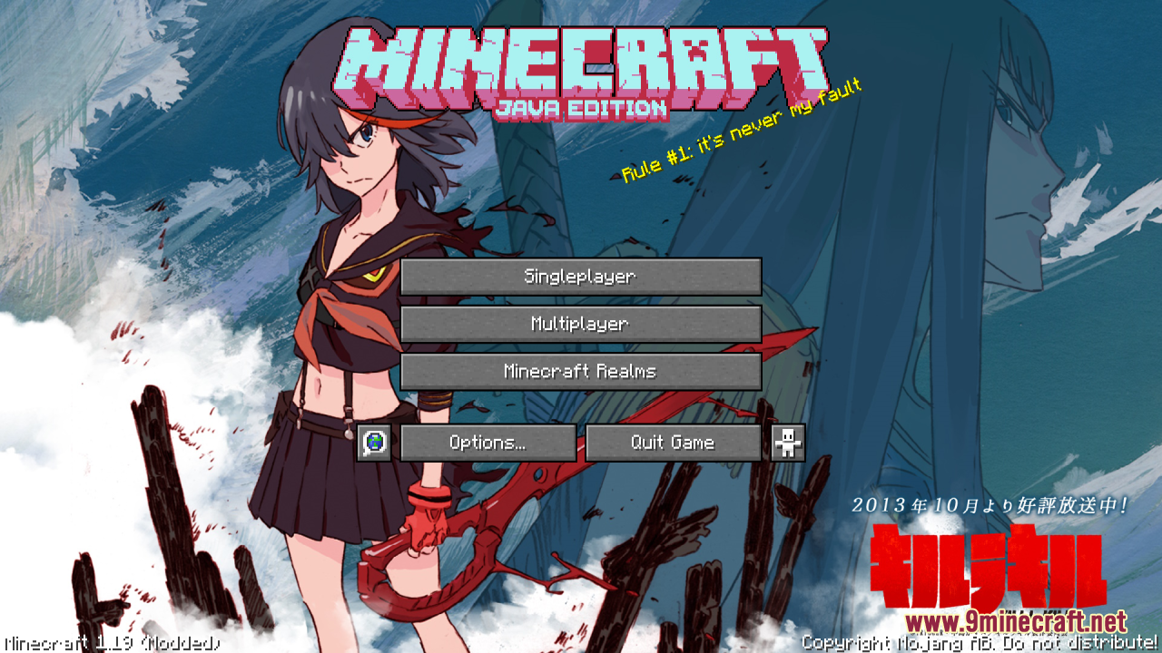 Kill la Kill Custom GUI Resource Pack (1.20.6, 1.20.1) - Texture Pack 2