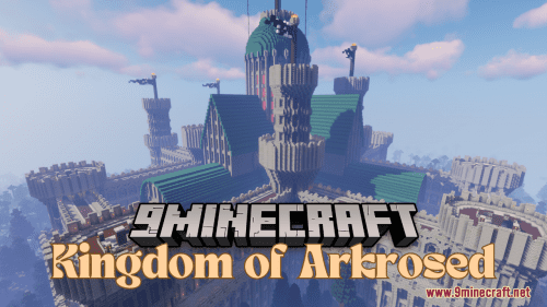 Kingdom of Arkrosed Map (1.21.1, 1.20.1) – Medieval Fantasy Build Thumbnail