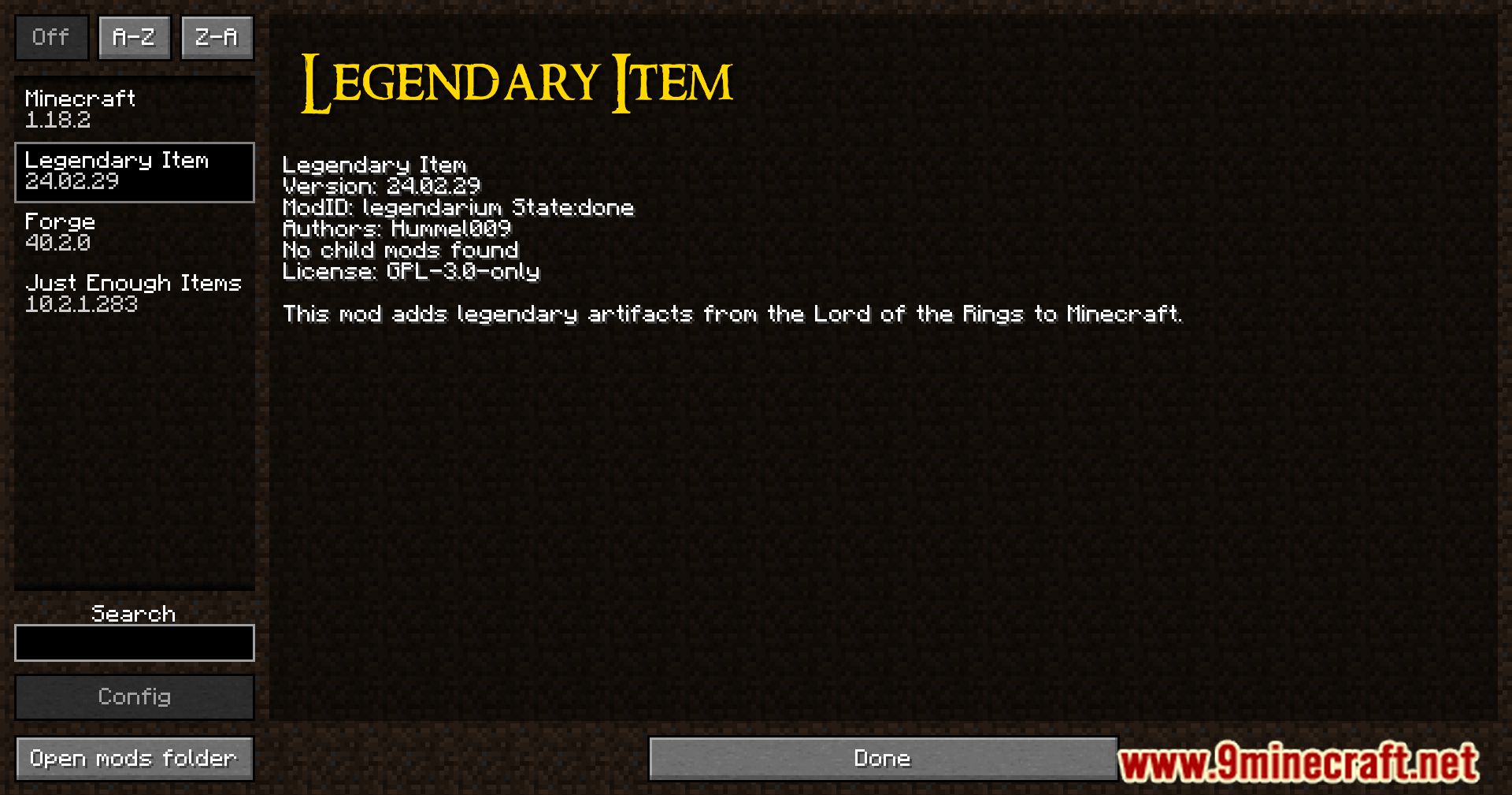 Legendary Item Mod (1.21, 1.20.6) - Bringing Middle-Earth To Minecraft 2