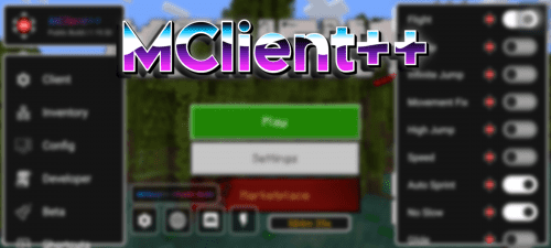 MClient++ (1.21, 1.20) – MCPE/Bedrock Thumbnail