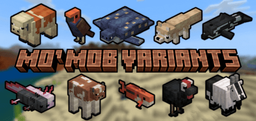 Mo’ Mob Variants Addon (1.21, 1.20) – MCPE/Bedrock Mod Thumbnail