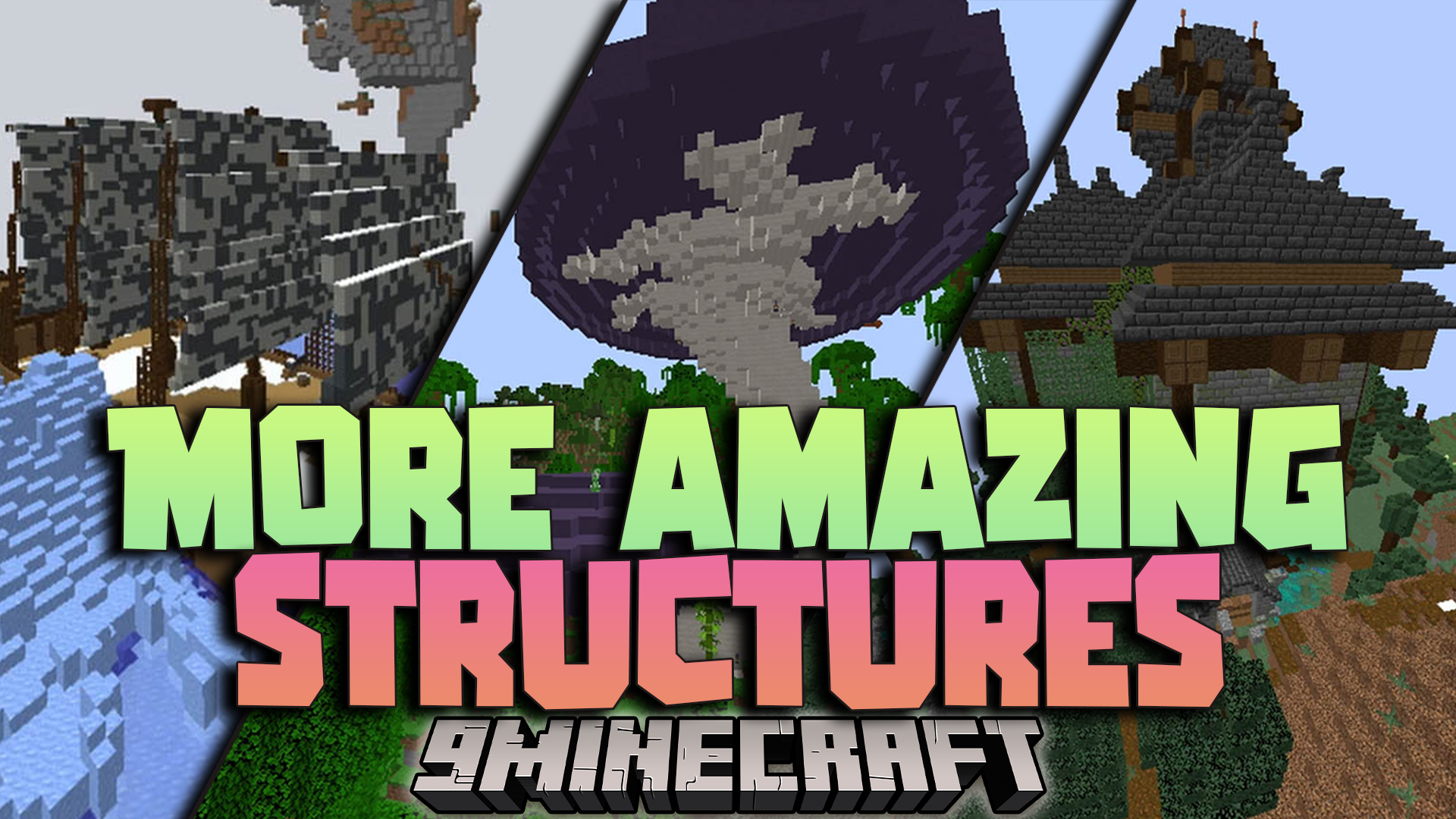 More Amazing Structures Data Pack (1.20.1, 1.20) - A World Overflowing With Wonders 1
