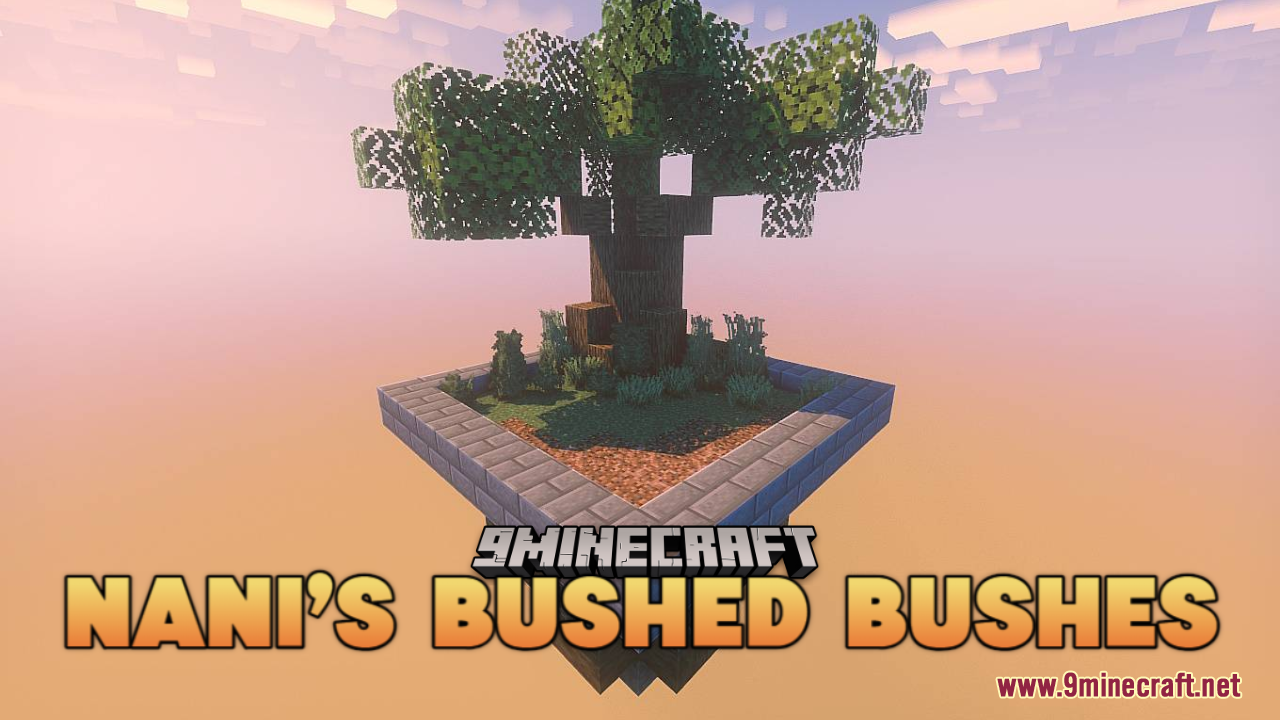 Nani's Bushed Bushes Resource Pack (1.21.1, 1.20.1) - Texture Pack 1