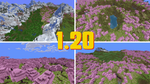 New Cherry Blossom Seeds For Minecraft (1.20.6, 1.20.1) – Java/Bedrock Edition Thumbnail