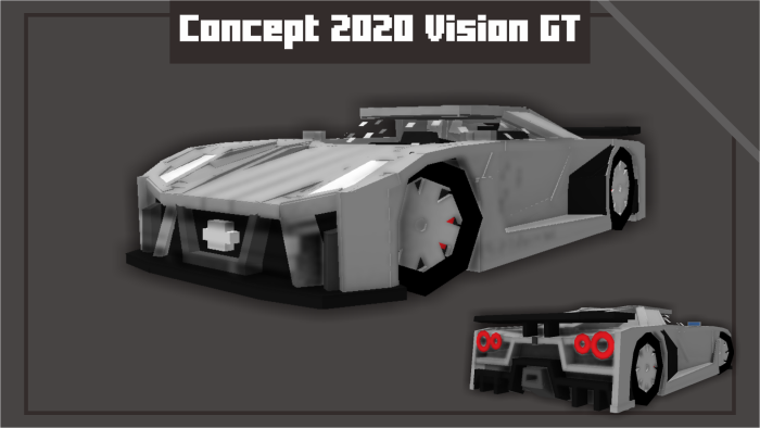 Nissan Concept 2020 Vision GT Addon (1.20) - MCPE/Bedrock Car Mod 4