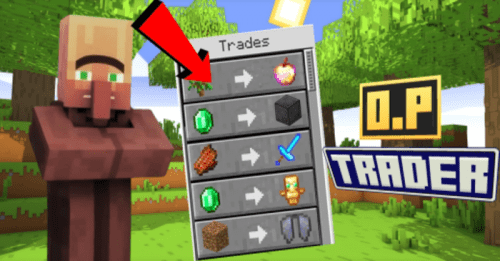 OP Trader Addon (1.20) – MCPE/Bedrock Mod Thumbnail