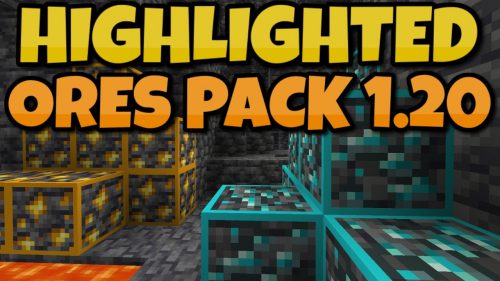 Ore Borders Texture Pack (1.21, 1.20) – MCPE/Bedrock Thumbnail