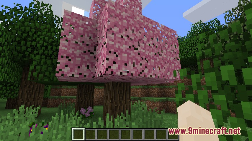 Pam's Redbud Tree Mod (1.12.2) - A Rare Spawn in Forest Biomes 5