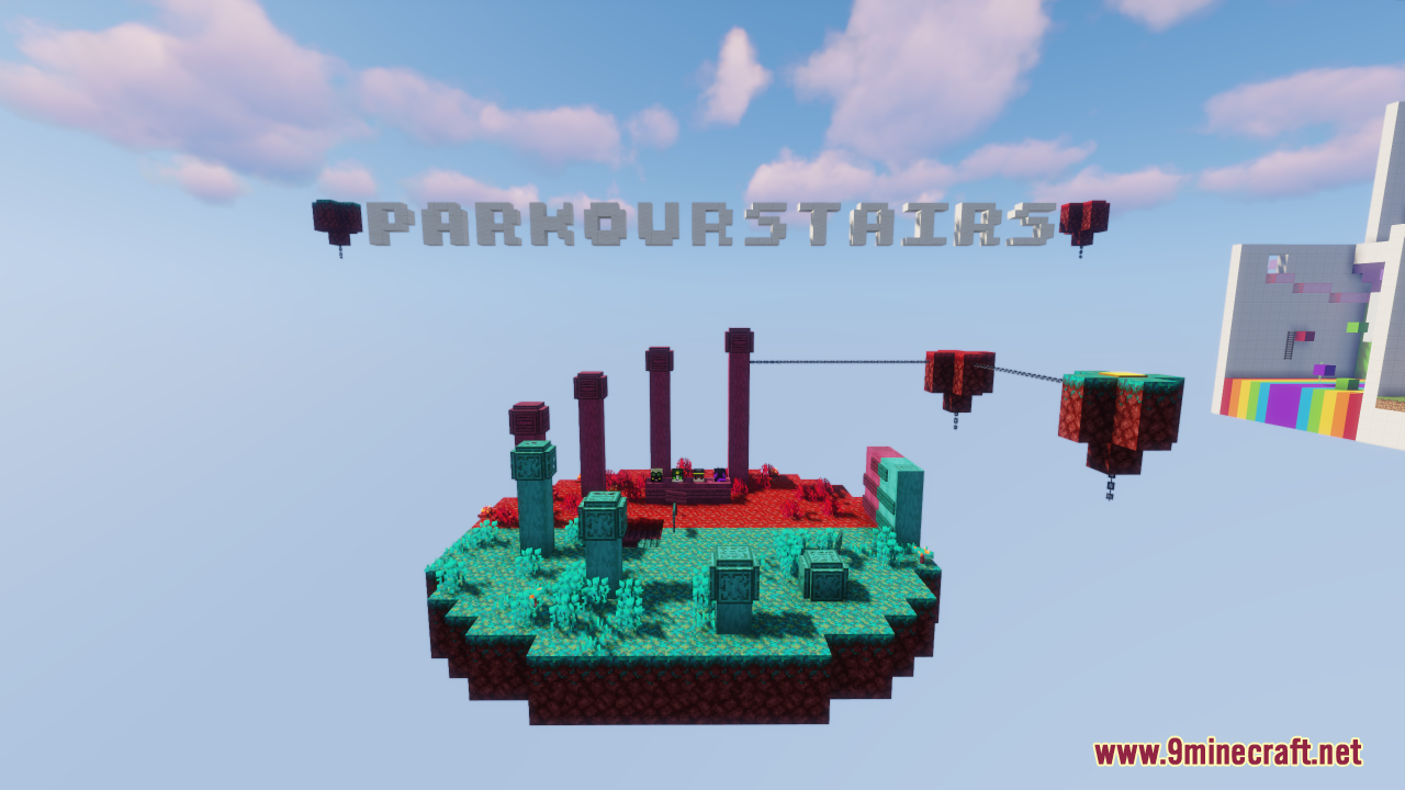 Parkour Stairs Map (1.21.1, 1.20.1) - Jump Up The Stairs! 3