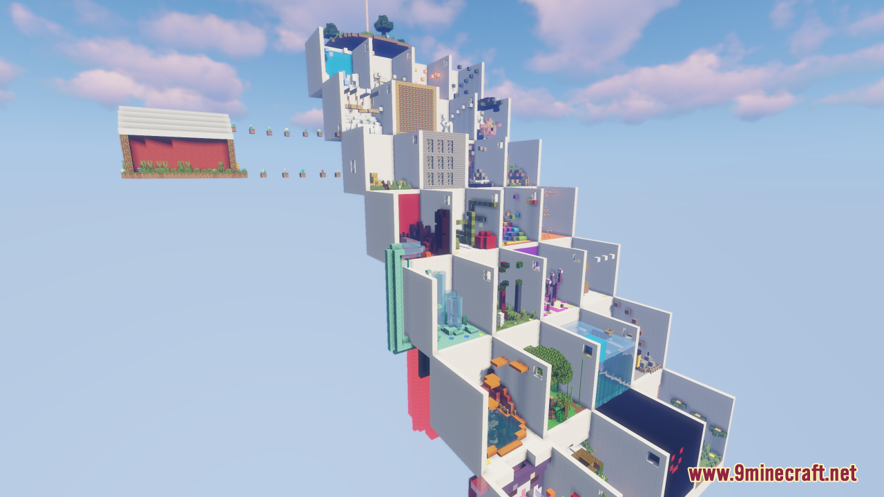 Parkour Stairs Map (1.21.1, 1.20.1) - Jump Up The Stairs! 6