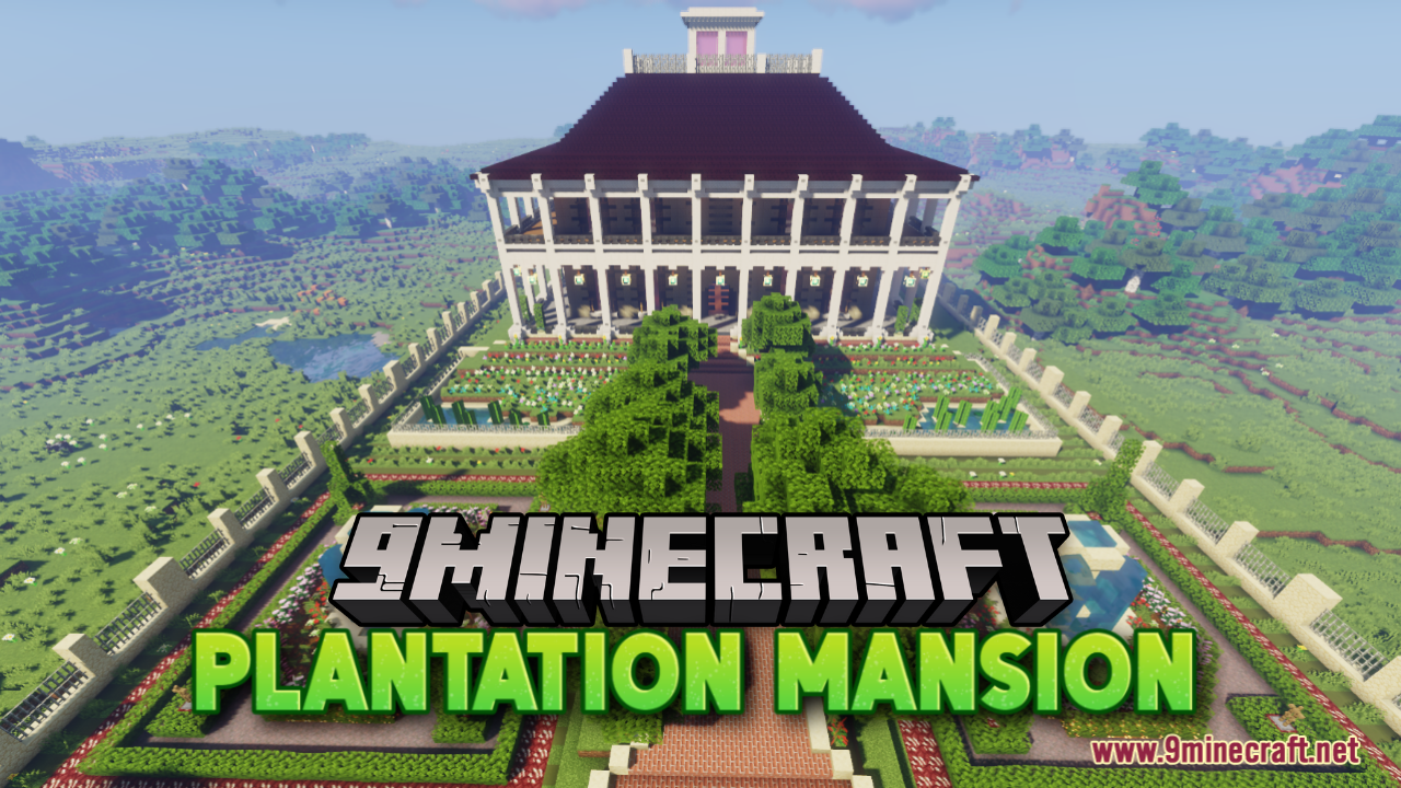 Plantation Mansion Map (1.21.1, 1.20.1) - A Trip Back In Time 1