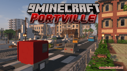 Portville Map (1.21.1, 1.20.1) – Working traffic system Thumbnail