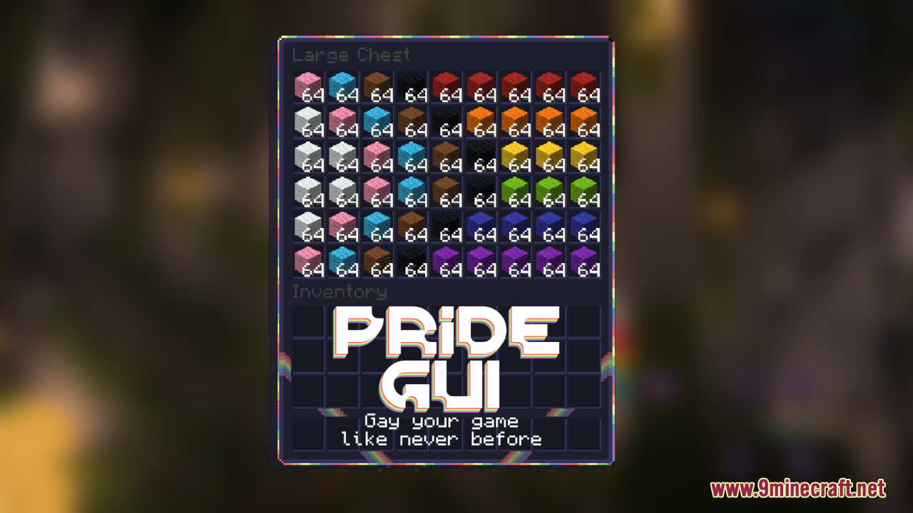 Pride GUI Resource Pack (1.20.6, 1.20.1) - Texture Pack 1