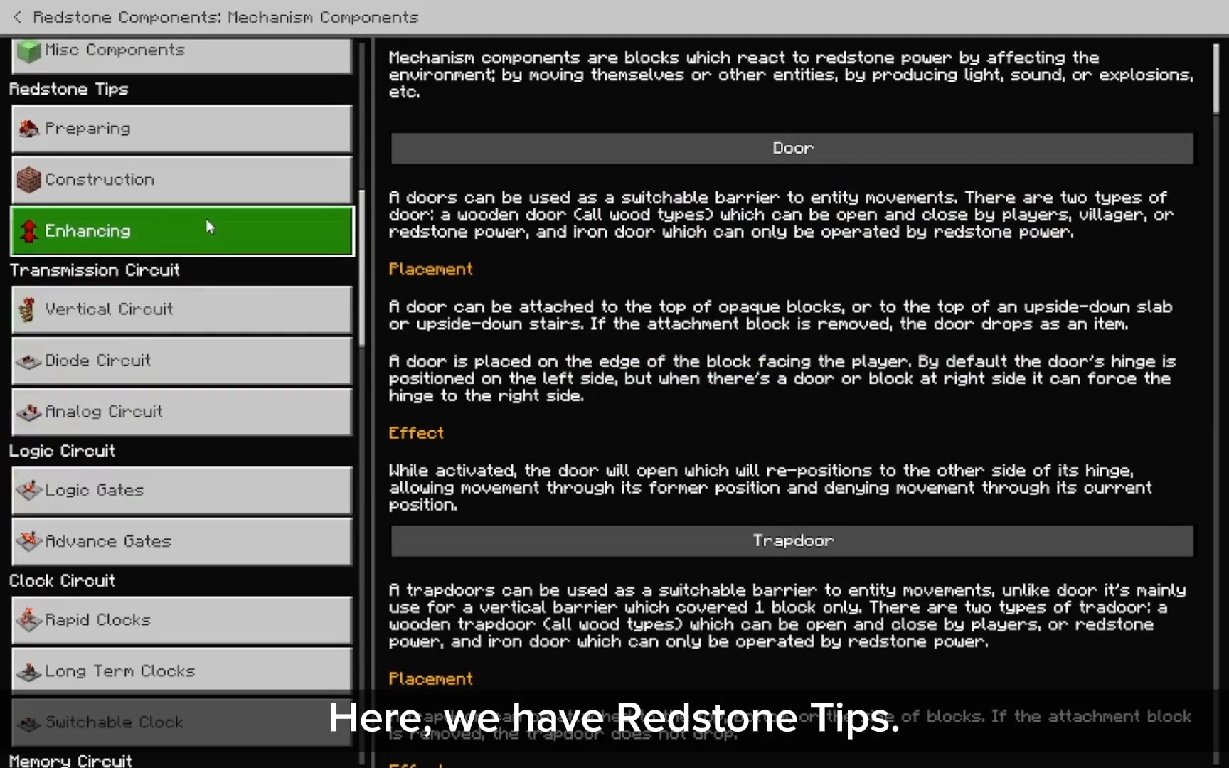 Redstone Guide Addon (1.21) - MCPE/Bedrock Mod 5