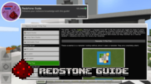 Redstone Guide Addon (1.21) – MCPE/Bedrock Mod Thumbnail