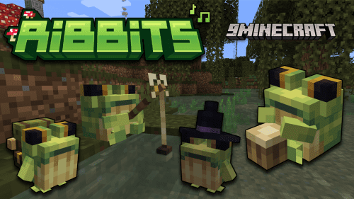 Ribbits Mod (1.20.1) – Frog Villager Adventures Thumbnail