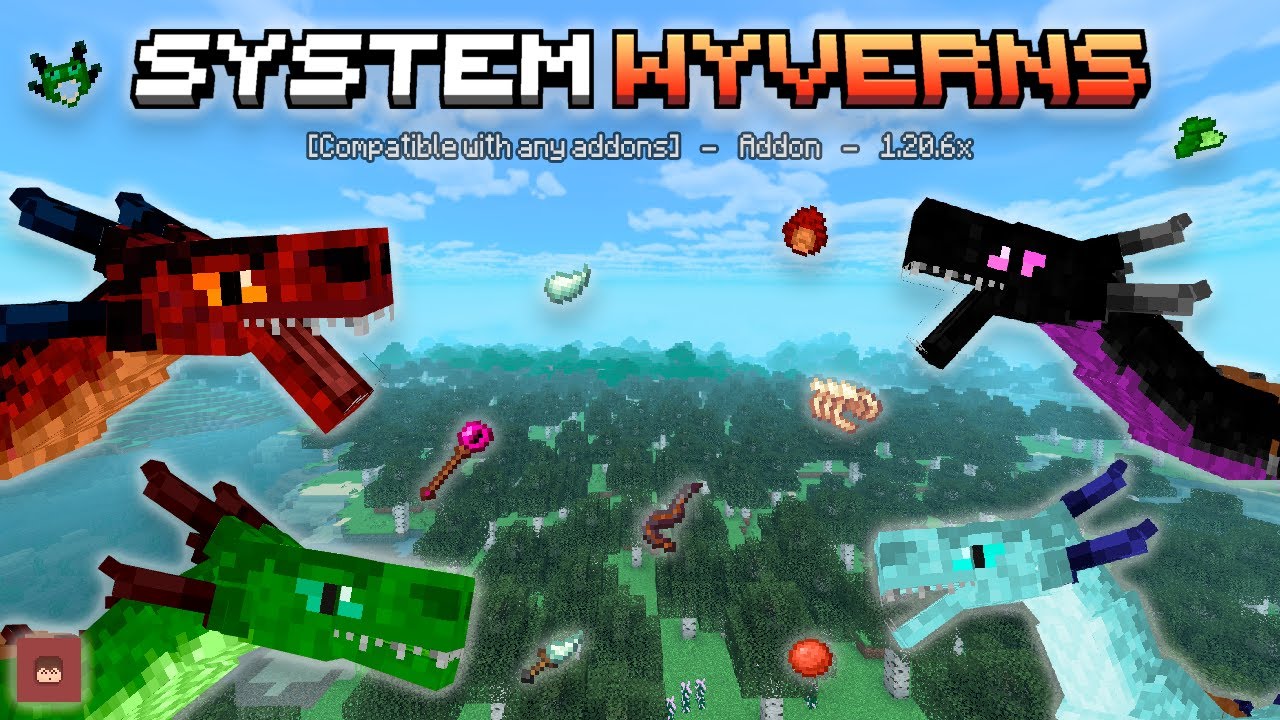 Rise of The Wyverns Addon (1.21, 1.20) - MCPE/Bedrock Mod 1