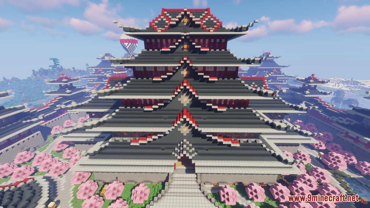 Samurai Temple Map (1.21.1, 1.20.1) - Journey To Japan 7