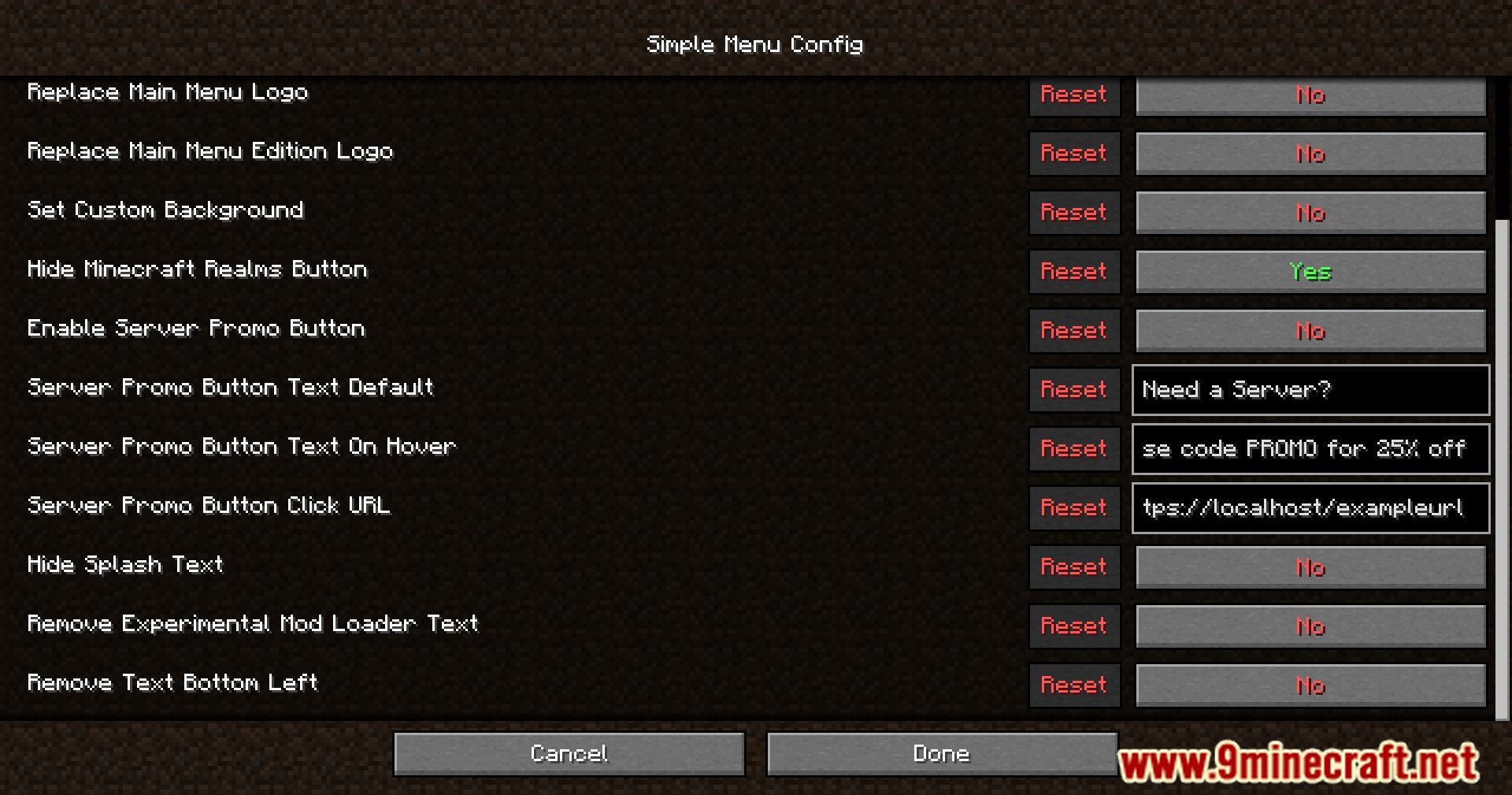 Simple Menu Mod (1.21.1, 1.20.1) - Cleaner Menus, Better Experience 4