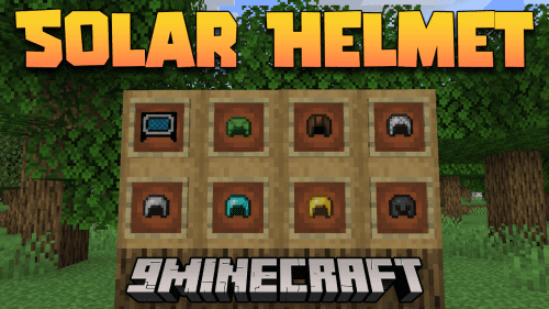 Solar Helmet Mod (1.21.1, 1.20.1) – Harness The Power Of The Sun Thumbnail