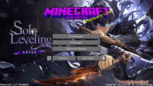 Solo Leveling Custom GUI Resource Pack (1.21.1, 1.20.1) – Texture Pack Thumbnail