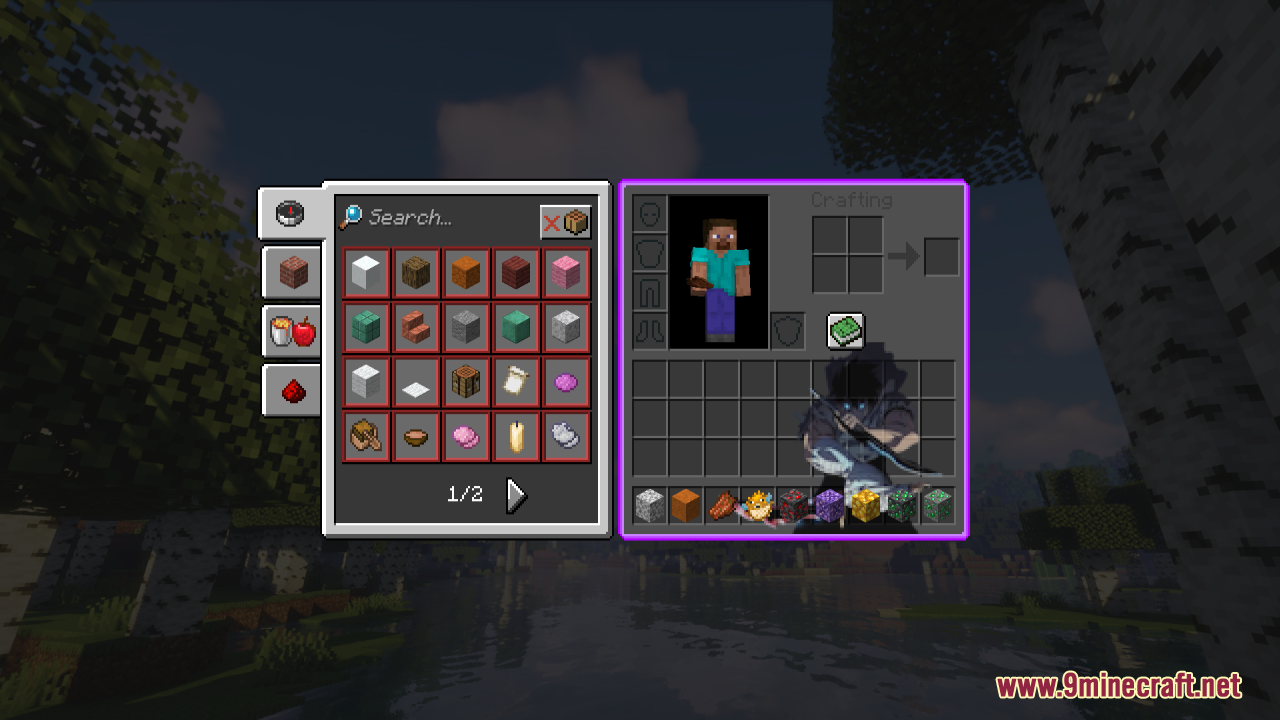 Solo Leveling Custom GUI Resource Pack (1.21.1, 1.20.1) - Texture Pack 4