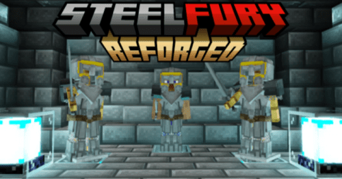 Steel & Fury Reforged Addon (1.20) – MCPE/Bedrock Mod Thumbnail