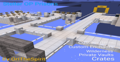 Stellar OP Prisons Map (1.21) – MCPE/Bedrock Thumbnail