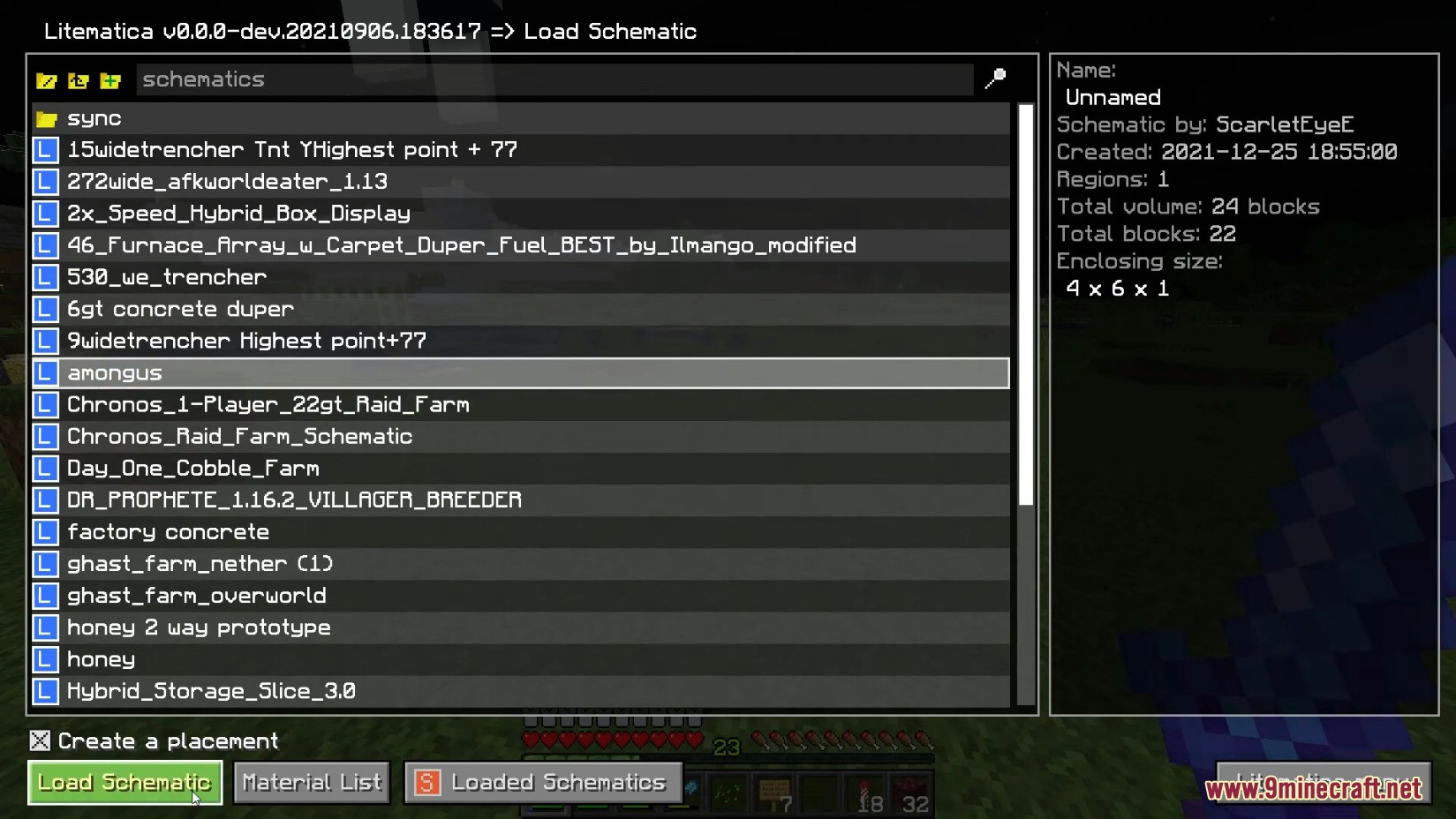 Syncmatica Mod (1.21, 1.20.1) - Server-Wide Shared Litematics 7