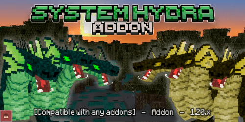 System Hydra Addon (1.21) – MCPE/Bedrock Mod Thumbnail